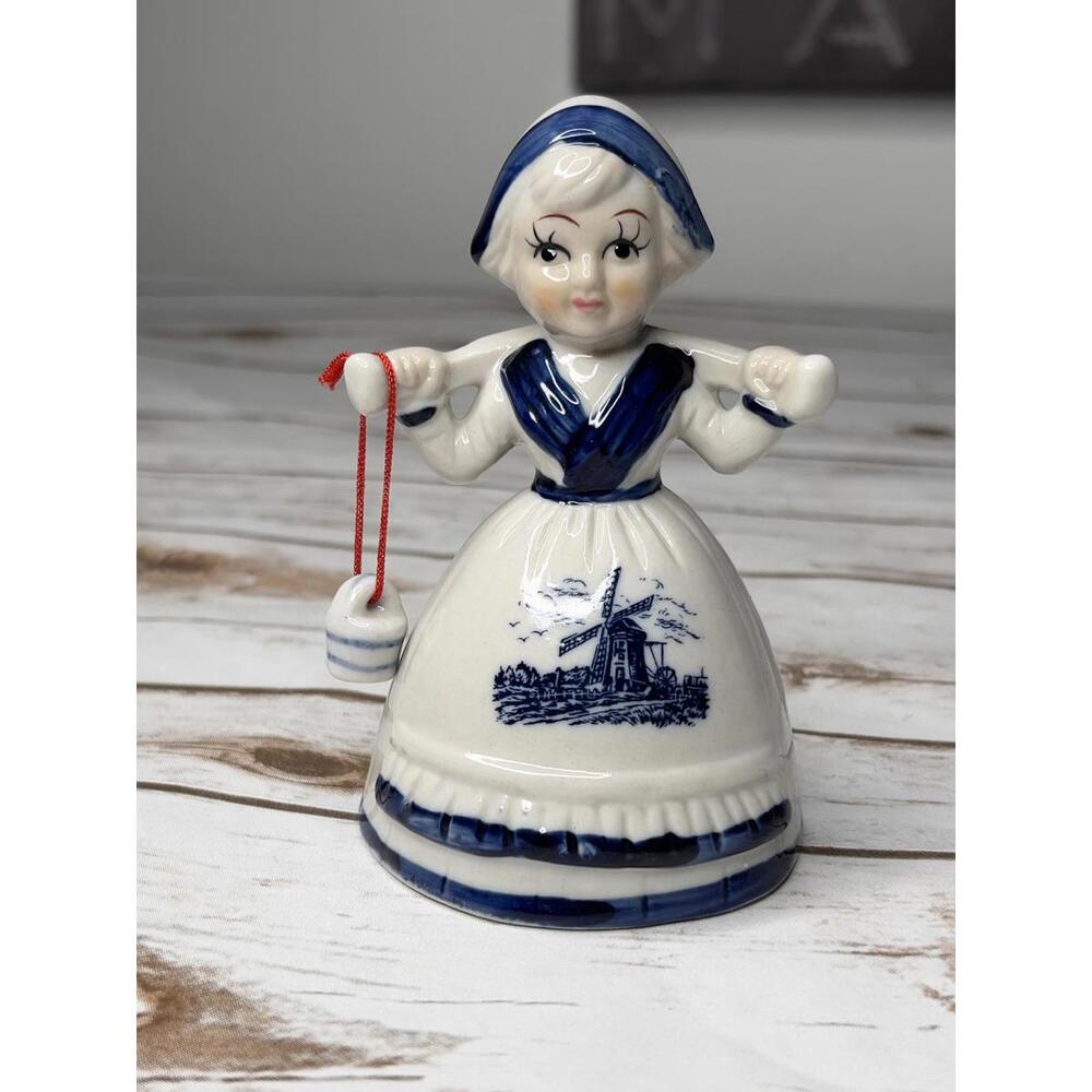 Vintage Holland Blue Porcelain Figurine